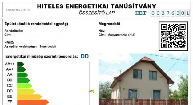 Nem lesz majd kötelező a lakáseladáshoz az energetikai tanúsítvány